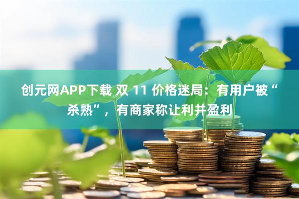 创元网APP下载 双 11 价格迷局：有用户被“杀熟”，有商家称让利并盈利