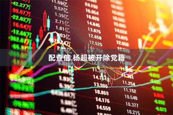 配查信 杨超被开除党籍